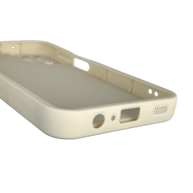 Чохол силіконовий оригінальний Soft Touch з 3D принтом милий ведмедик для Samsung Galaxy M12 (SM-M127F) молочний (Повний захист камери) - зображення 3
