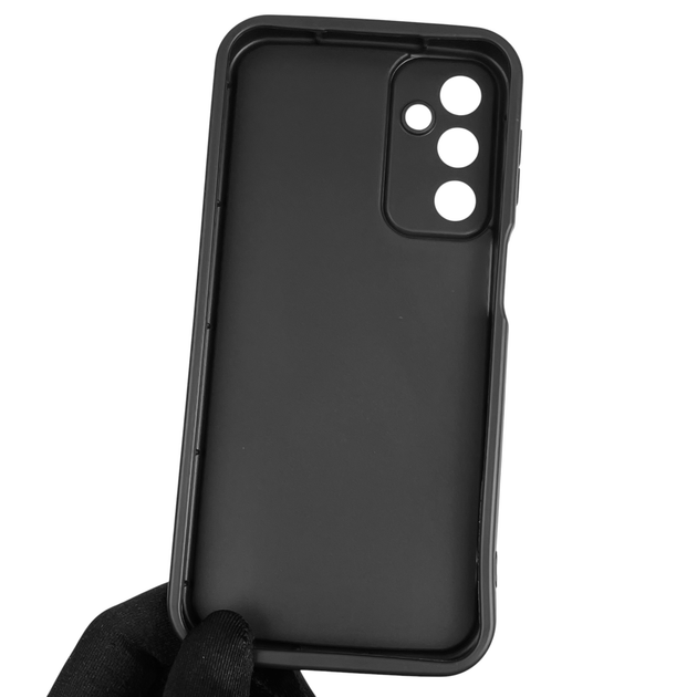 Чехол силиконовый Soft Touch с 3D принтом для Samsung Galaxy M34 5G (SM-M346) черный (Полная защита камеры) - Фото 2 Чехол силиконовый Soft Touch с 3D принтом для Samsung Galaxy M34 5G (SM-M346) черный (Полная защита камеры) - изображение 2
