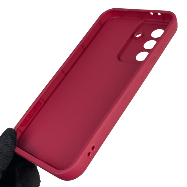 Чохол силіконовий Soft Touch з 3D принтом для Samsung Galaxy A36 5G (SM-A366U) бордовий (Повний захист камери) - Фото 2 Чохол силіконовий Soft Touch з 3D принтом для Samsung Galaxy A36 5G (SM-A366U) бордовий (Повний захист камери) - зображення 2