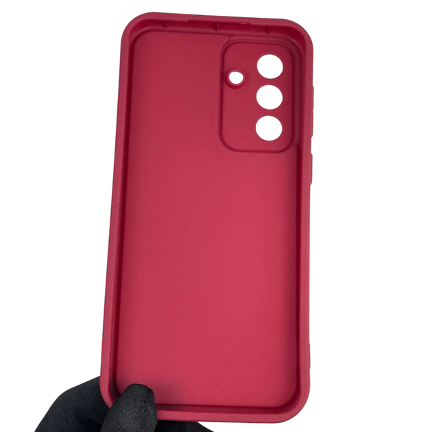 Чохол силіконовий Soft Touch з 3D принтом для Samsung Galaxy A36 5G (SM-A366U) бордовий (Повний захист камери) - Фото 3 Чохол силіконовий Soft Touch з 3D принтом для Samsung Galaxy A36 5G (SM-A366U) бордовий (Повний захист камери) - зображення 3