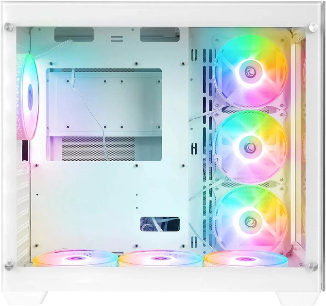 Obudowa Rampage Iceblade Pro ARGB White (ICEBLADEPRO-WHITE) - obraz 4