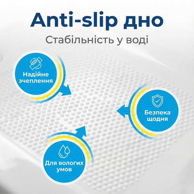 Ванна акриловая Vivia Victoria anti-slip антискользящая чаша 170x70см пристенная легкая комфорт прямоугольная - изображение 6