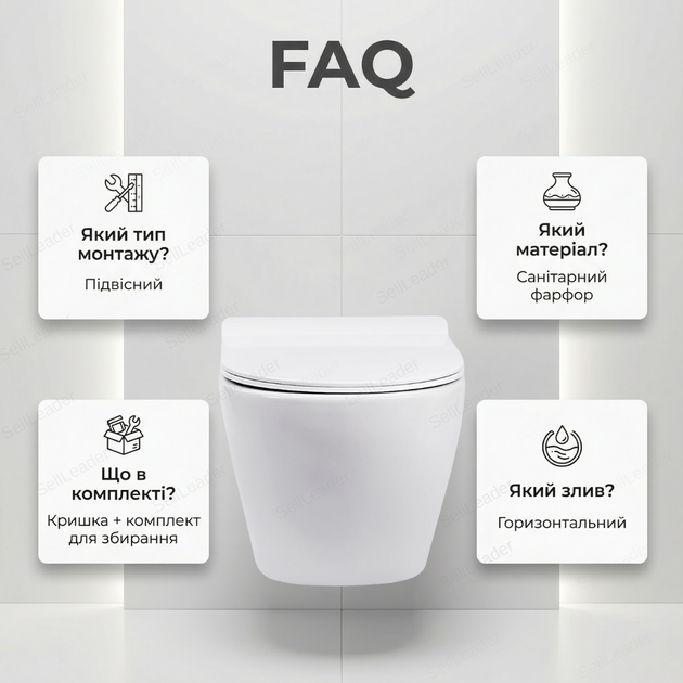 Унитаз напольный Insana Grem 52х35.5х34см для ванной комнаты дома и офиса фарфор компакт белый - Фото 4 Унитаз напольный Insana Grem 52х35.5х34см для ванной комнаты дома и офиса фарфор компакт белый - изображение 4