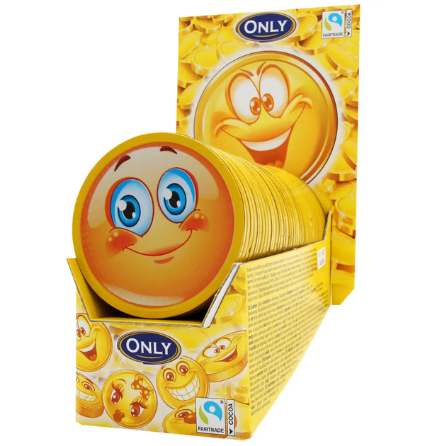 Шоколадні смайлики Only, 21,5 г - изображение 2