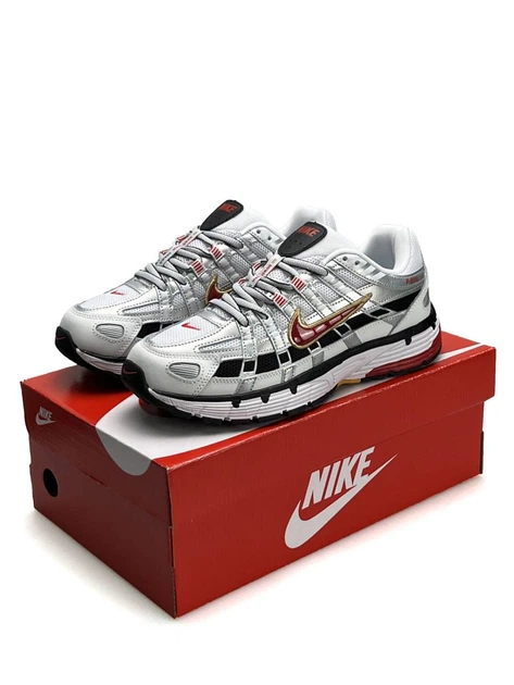 Мужские кроссовки Nike P-6000 M White Black Red 41р - изображение 7