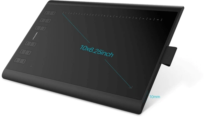 Huion Графічний планшет 10'x6.2' H1060P, MicroUSB, чорний - Фото 7 Huion Графічний планшет 10'x6.2' H1060P, MicroUSB, чорний - изображение 7