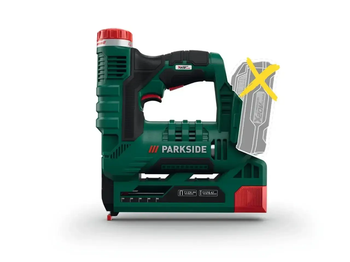 Аккумуляторный степлер Parkside PAT 20-Li A1 Степлер для скоб и гвоздей Мощный степлер - изображение 5