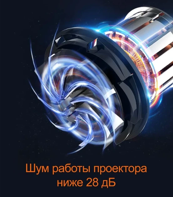 Проектор Lenovo Xiaoxin 100P ( Android, 1080p, 2/32gb ) sn-1SQZH1P68464Z8C7P7RO - зображення 6