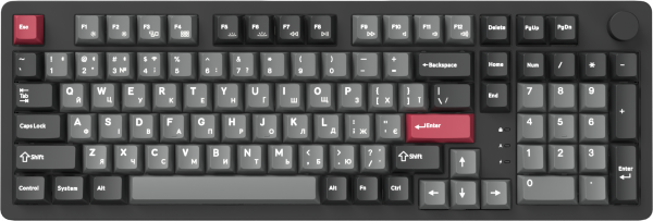 Бездротова механічна клавіатура GamePro Asgard Drakkar (mk305bk) - Фото 1 Бездротова механічна клавіатура GamePro Asgard Drakkar (mk305bk) - зображення 1