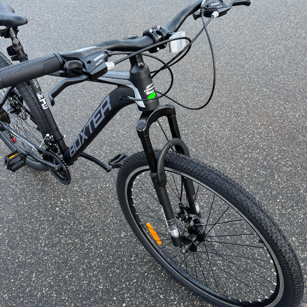Велосипед CrossBike 29" Boxter 2025 Рама 19" black-silver - изображение 3