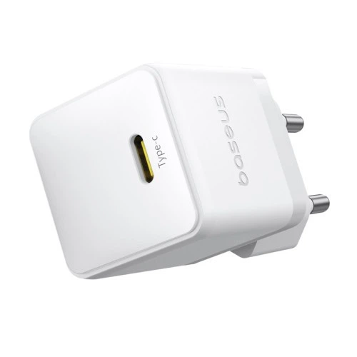Сітчастий зарядний пристрій Baseus Palm Fast Charger 1C 20W + Cable Type-C to Type-C білий P10111602213-01 - Фото 2 Сітчастий зарядний пристрій Baseus Palm Fast Charger 1C 20W + Cable Type-C to Type-C білий P10111602213-01 - зображення 2