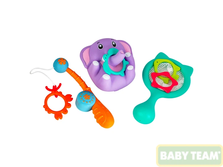 Набор игрушек для ванны Baby Team Слоник (9035_7) - Фото 2 Набор игрушек для ванны Baby Team Слоник (9035_7) - изображение 2