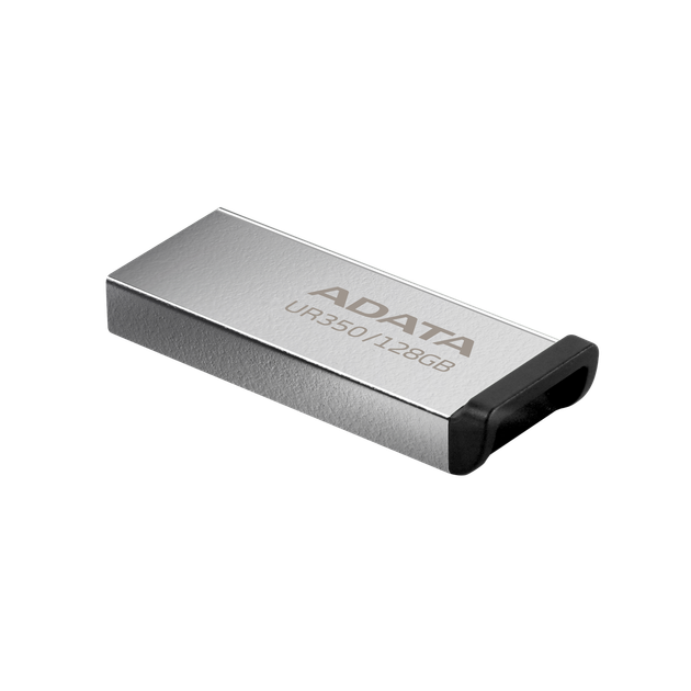 Флеш-накопичувач ADATA USB 3. 2 UR 350 128Gb Сріблястий/чорний - Фото 3 Флеш-накопичувач ADATA USB 3. 2 UR 350 128Gb Сріблястий/чорний - изображение 3
