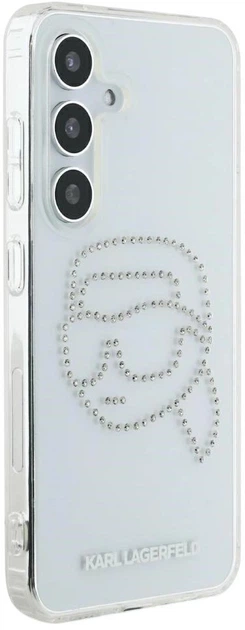 Панель Karl Lagerfeld Rhinestones Karl Head Logo для Samsung Galaxy S25 Transparent (3666339450137) - зображення 4