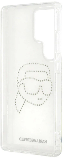 Etui Karl Lagerfeld Rhinestones Karl Head Logo do Samsung Galaxy S25 Ultra Transparent (3666339450144) - obraz 6