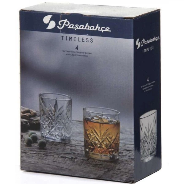 Набір 4 низьких склянки Pasabahce Timeless 205мл (3442) - изображение 4