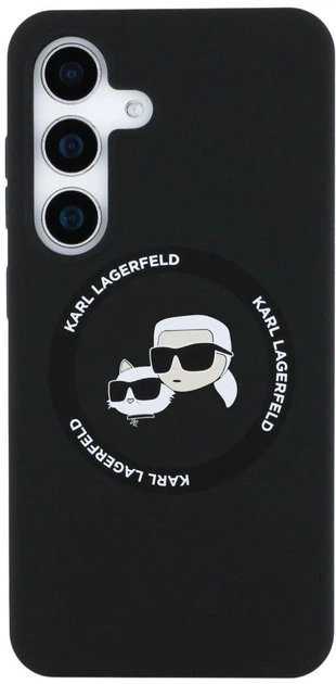 Etui Karl Lagerfeld Rhinestones Karl Head Logo do Samsung Galaxy S25 Plus Black (3666339450168) - obraz 3