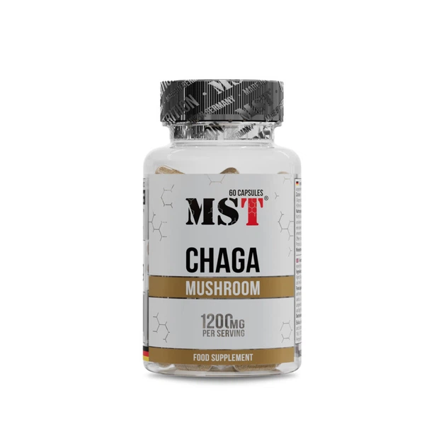 Гриби Чага MST CHAGA 1200 мг 60 капсул.