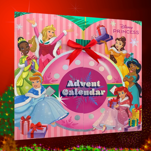 Адвент календарь для девочек Disney Advent Calendar Princess 2025 - Фото 1 Адвент календарь для девочек Disney Advent Calendar Princess 2025 - изображение 1