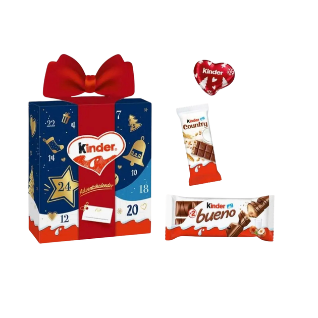 Адвент календар Kinder Ferrero Mix Geschenk Бант 214 г - Фото 2 Адвент календар Kinder Ferrero Mix Geschenk Бант 214 г - изображение 2