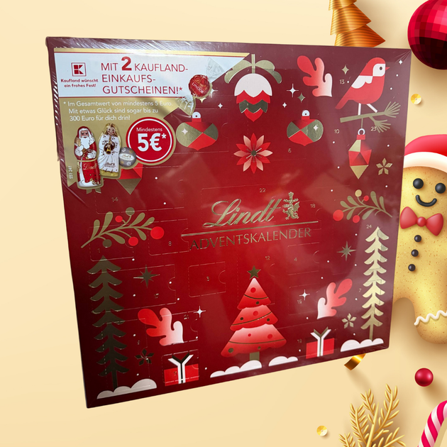 Адвент календар Lindt Sprungli Advent Calendar 196г - Фото 1 Адвент календар Lindt Sprungli Advent Calendar 196г - зображення 1