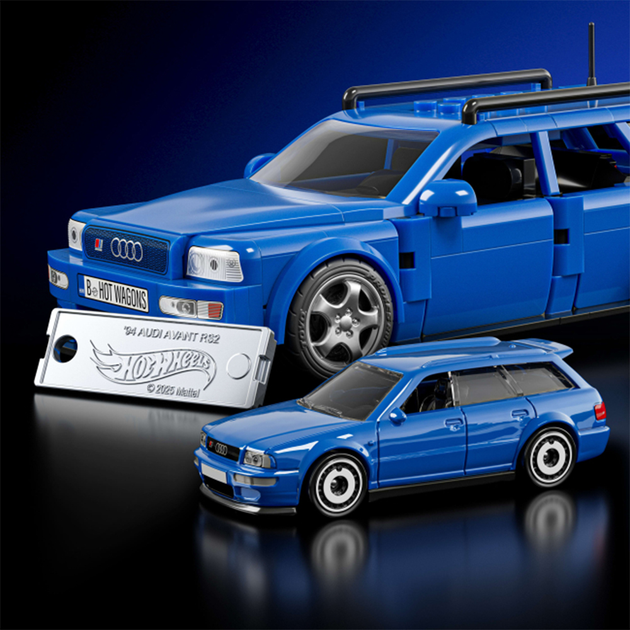Конструктор Hot Wheels Brick Shop Speed Audi Avant RS2 Hot Wheels JGR28 - изображение 3