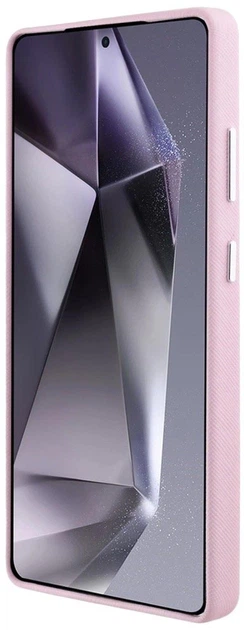 Панель Karl Lagerfeld Saffiano Full Wrapped Elongated Metal Logo MagSafe для Samsung Galaxy S25 Ultra Pink (3666339450281) - зображення 7