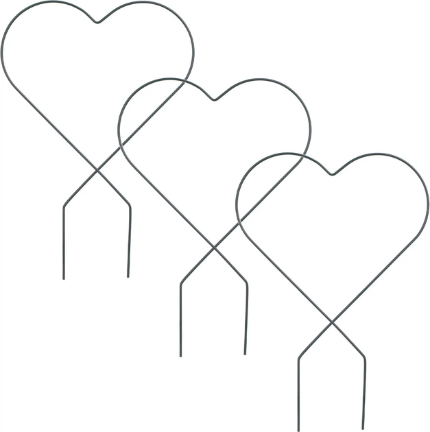 Підставки для горщиків Kadax Fora серце K11359 3 шт. - зображення 4