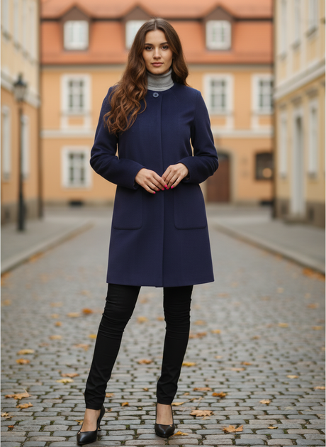 Пальто InDresser M Синій (IN-1101Н001Б-Blue) - зображення 2