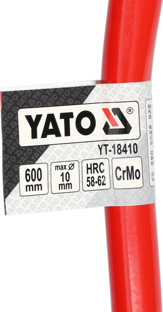 Ножиці арматурні YATO 600 мм для сталевих прутів до 10 мм з основою YT-18410 (5906083113215) - зображення 7