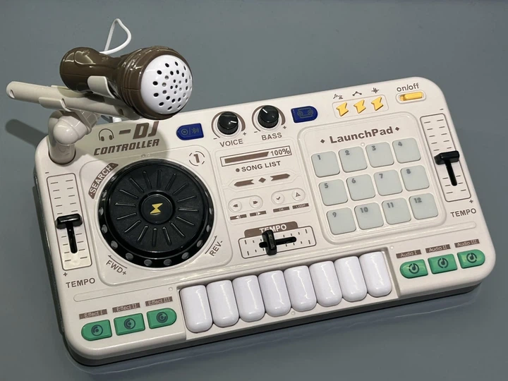 Детская музыкальная установка диджеевый пульт с Bluetooth и