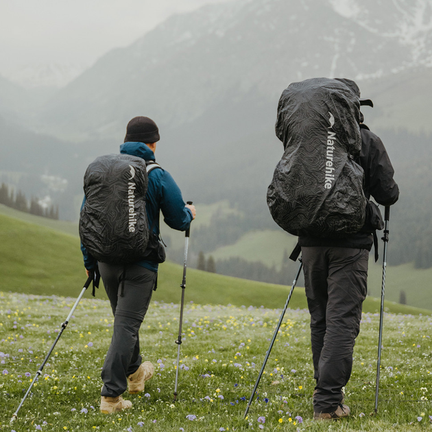 Чехол для рюкзака Naturehike CNK2450PJ010, L, черный - Фото 5 Чехол для рюкзака Naturehike CNK2450PJ010, L, черный - изображение 5
