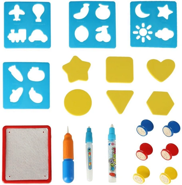 Килимок для малювання водою KIK Aqua Magic 100×80 см (5903039718449) - зображення 3