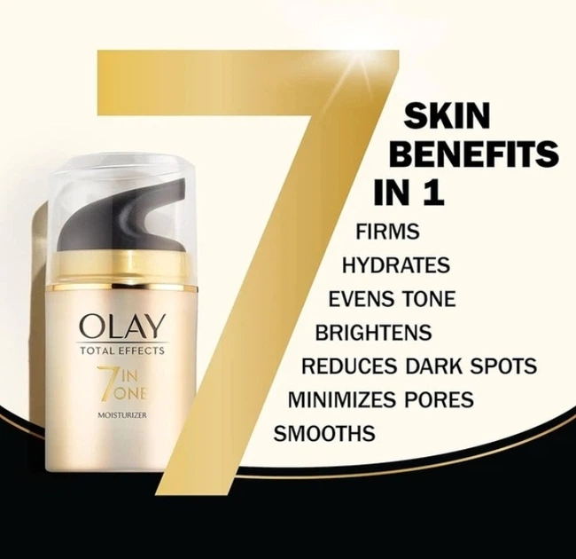 Антивіковий крем для обличчя Olay Total Effects 7 в 1 Touch of Sunshine SPF 12, 50 мл - зображення 5