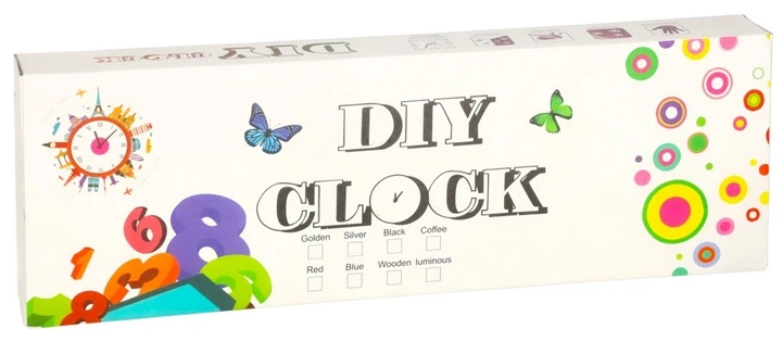 Настінний годинник KIK клеєний саморобний регульований 100-120 см (5903039753877) - зображення 2