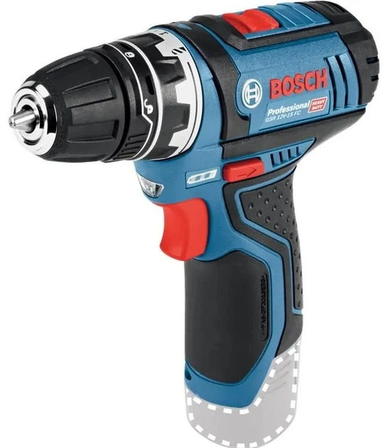 Акумуляторний дриль-шурупокрут Bosch Professional Heavy Duty GSR 12V-15 FC 06019F6001 (3165140847698) - зображення 2