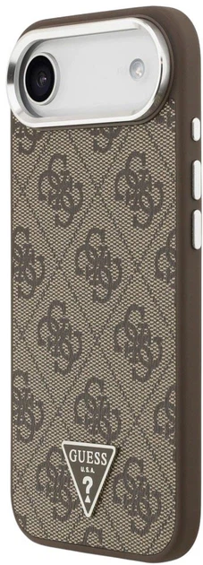 Панель Guess 4G Triangle Logo MagSafe для Apple iPhone Air Brown (3666339517601) - зображення 2