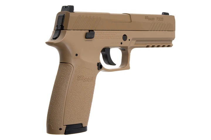 Пистолет пневматический Sig Sauer P320 кал.177, COYOTE TAN - Фото 3 Пистолет пневматический Sig Sauer P320 кал.177, COYOTE TAN - изображение 3