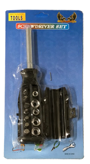 Викрутка-набір Screwdriver set 12 одиниць - Фото 1 Викрутка-набір Screwdriver set 12 одиниць - изображение 1