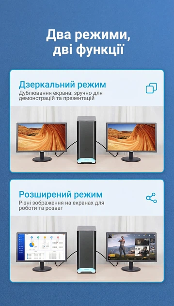 Адаптер Vention DisplayPort - HDMI 4K 30Hz Черный (HBPB0) - изображение 6