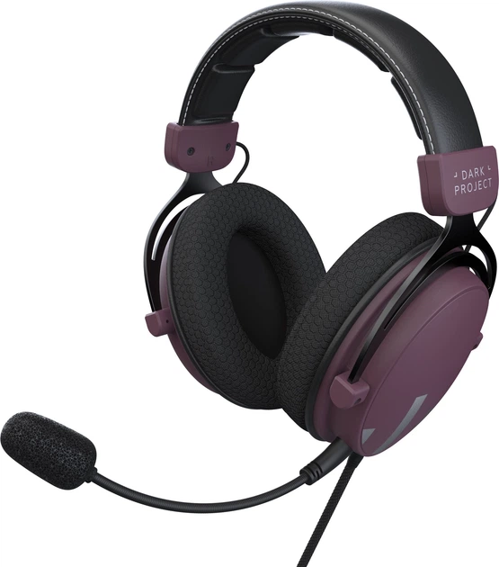 Słuchawki Dark Project One HS-4 Wired Purple/Black (DPO-HS-5004) - obraz 3