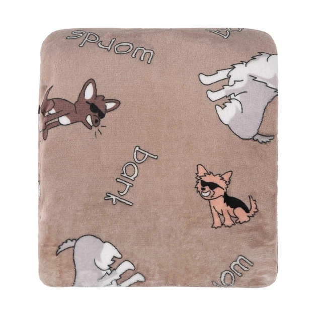 Плед Ardesto Flannel Собачки в окулярах ART0129PB 160х200 см - Фото 2 Плед Ardesto Flannel Собачки в окулярах ART0129PB 160х200 см - зображення 2