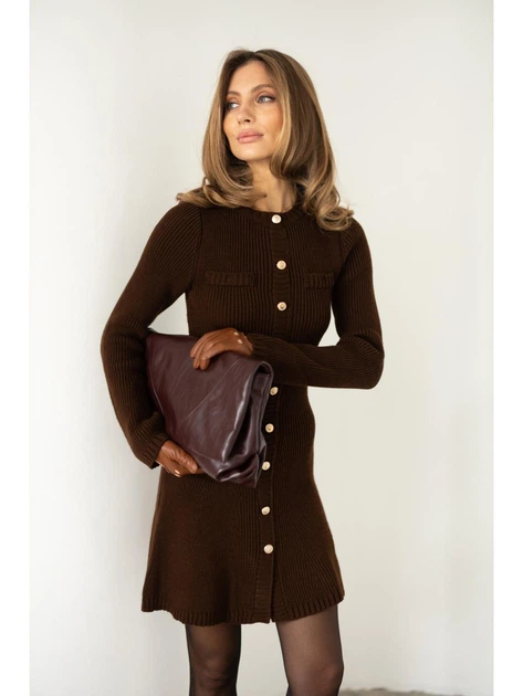 Платье Lunalong Larionoff 42-46 коричневый ( Lunalong_brown) - изображение 8