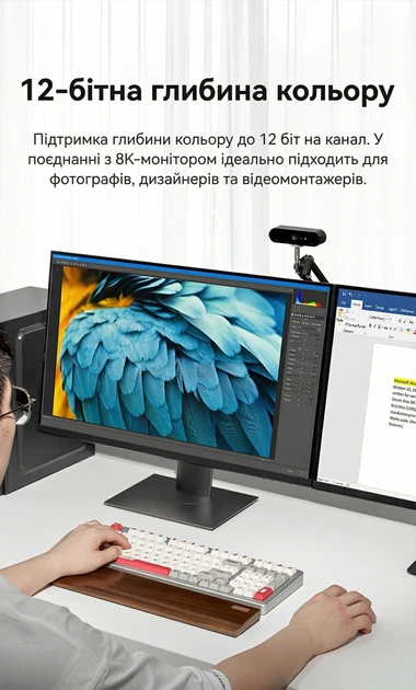 Кабель Vention Mini DisplayPort - DisplayPort v1.4 1.5 м 8K 60Гц 4K 144Hz 32.4 Гбит/с Двусторонний Синий (HCFLG) - изображение 8