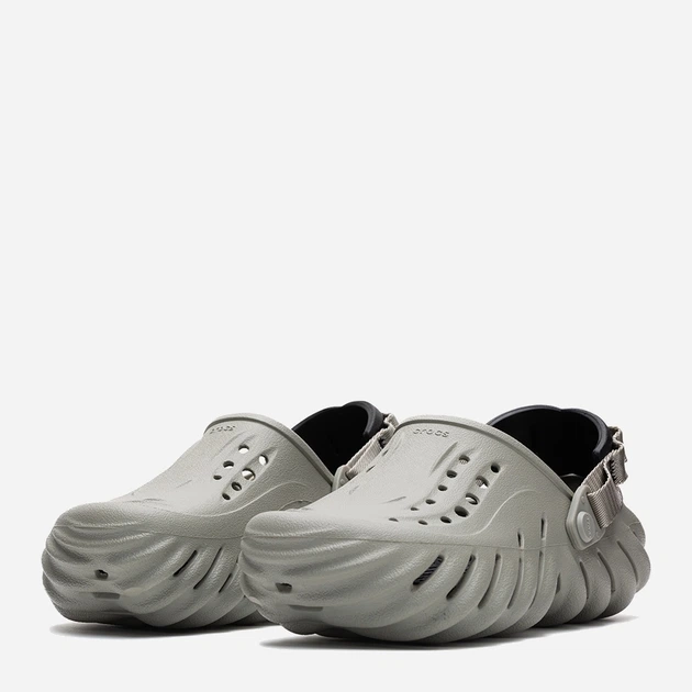 Chodaki damskie Crocs Echo Clog CR207937-KHA 45-46 (M11) 29 cm Ciemnoszare (196265398638) - obraz 3