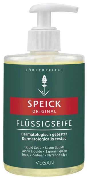Гіпоалергенне натуральне рідке мило Speick Natural Liquid Soap 300 мл - Фото 1 Гіпоалергенне натуральне рідке мило Speick Natural Liquid Soap 300 мл - зображення 1