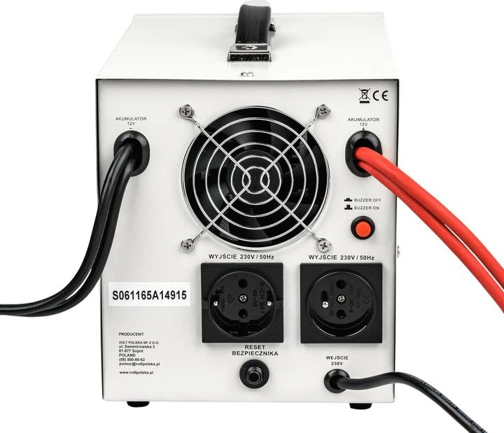 ДБЖ Volt Polska SinusPRO 2200 E Plus 12/230V 1200W/2200VA (3SPM22012M) - изображение 3