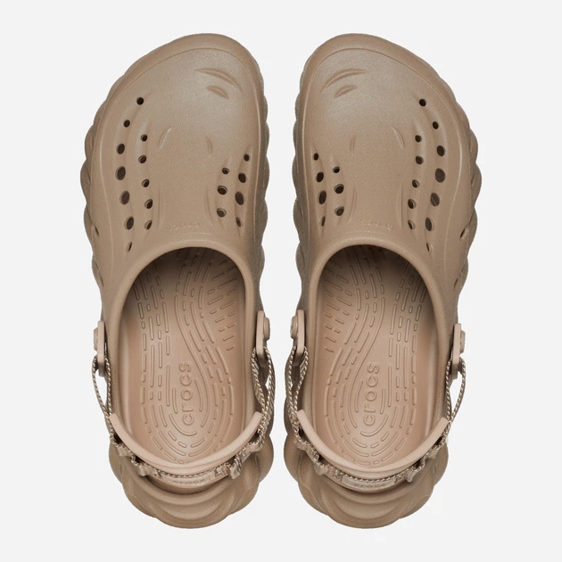 Женские крокси Crocs Echo Clog 207937-26036-37 (W6) 22 Тауп (196265224913) - зображення 2