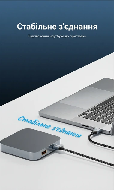 Кабель Vention USB 3.0 AM-AM 0.5 м 5 Гбит/с 2 А хлопковая оплетка Серый (CTSHD) - изображение 5