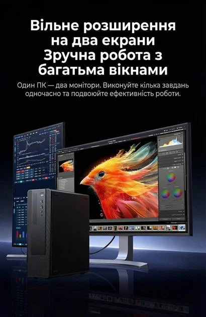 Переходник Ugreen DP130 DisplayPort - HDMI 4K 30Hz 1080P 120Hz Алюминиевый Темно-серый (55928) - изображение 6